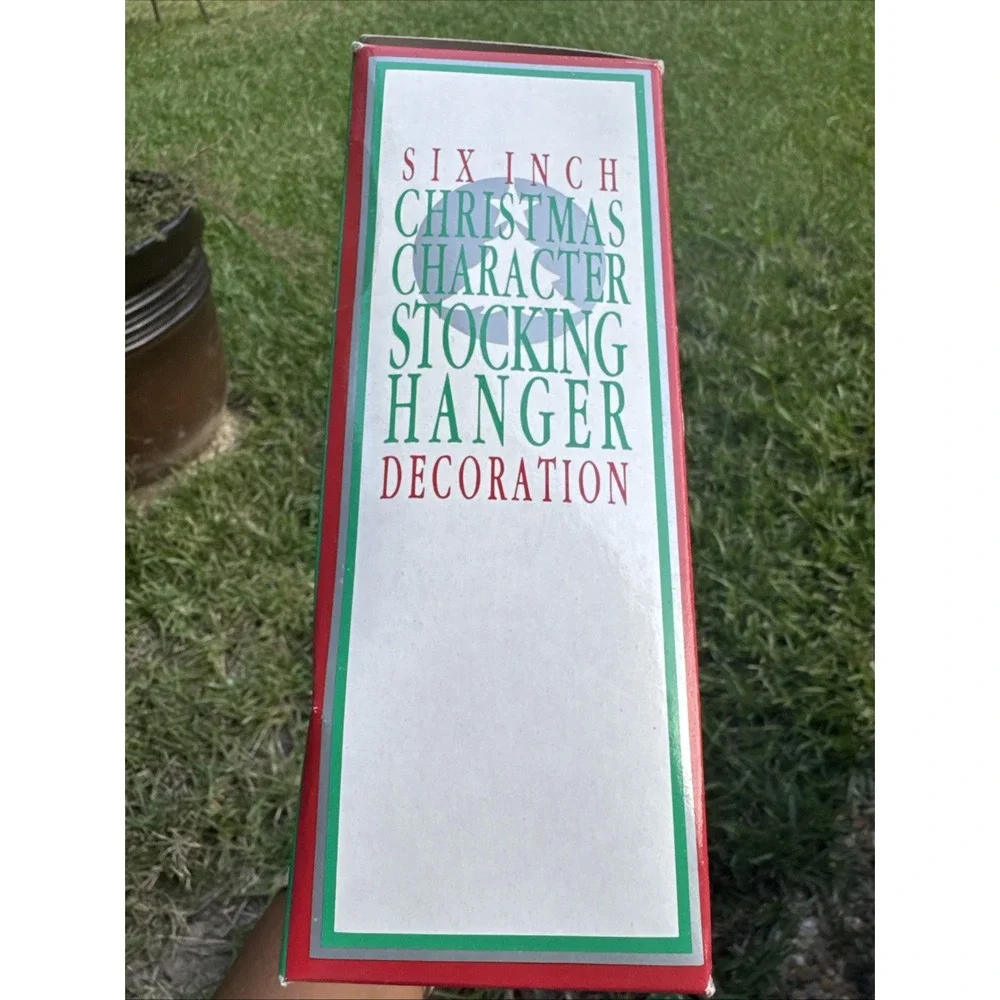 Vintage Reindeer Christmas Stocking Hanger Hook Hard‎ Plastic